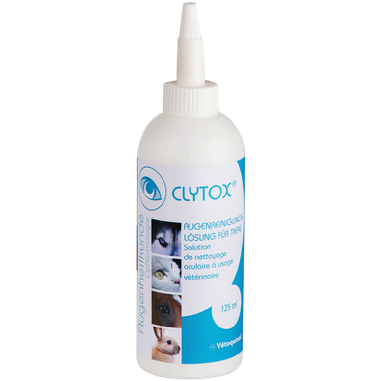 Clytox 125 ml - Veterinær - Dyrehelse - Øyerens og øyeskyll - Øyeskyll og øyevann - Vétoquinol