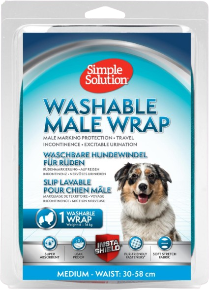 Simple Solution Pestävä vaippa uroskoirille