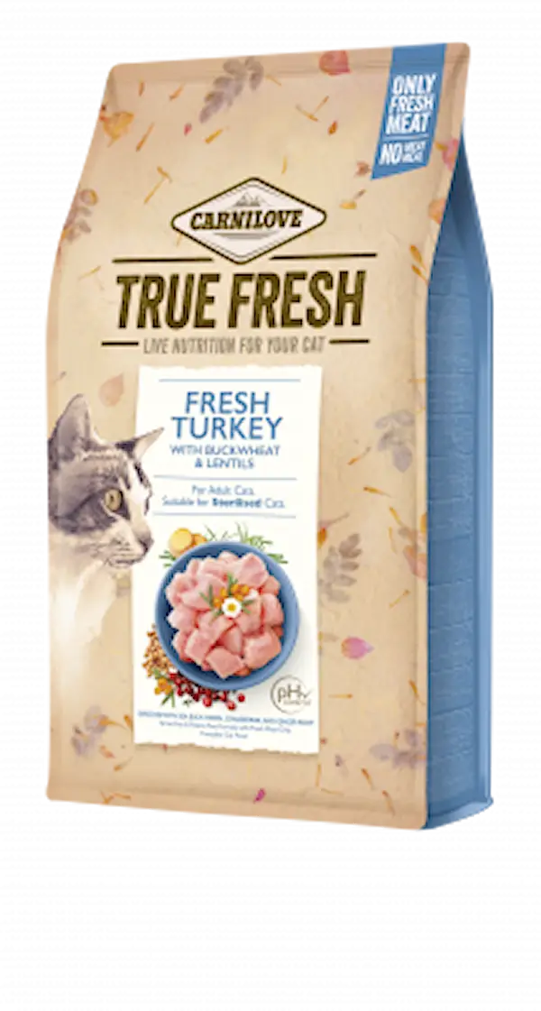 Carnilove True Fresh Cat Turkey - Kuivaruoka kissoille 340 gr
