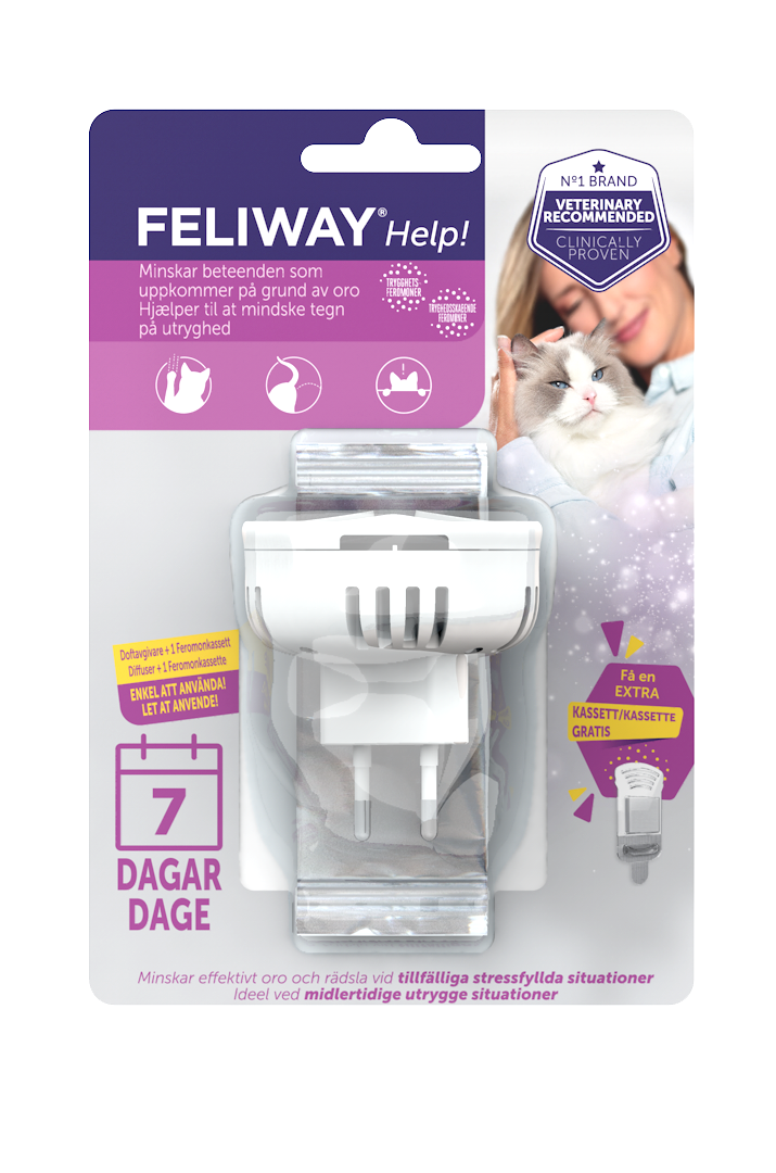 Feliway - Help Feromondoftavgivare - Katt - Kattvård & Tillskott - Feromoner för katt - ZOO.se