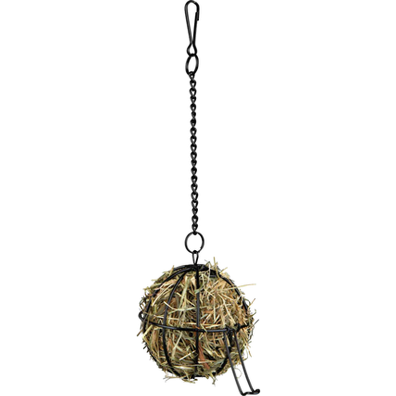FoodBall Metal for Hanging in the Cage Black 8 cm