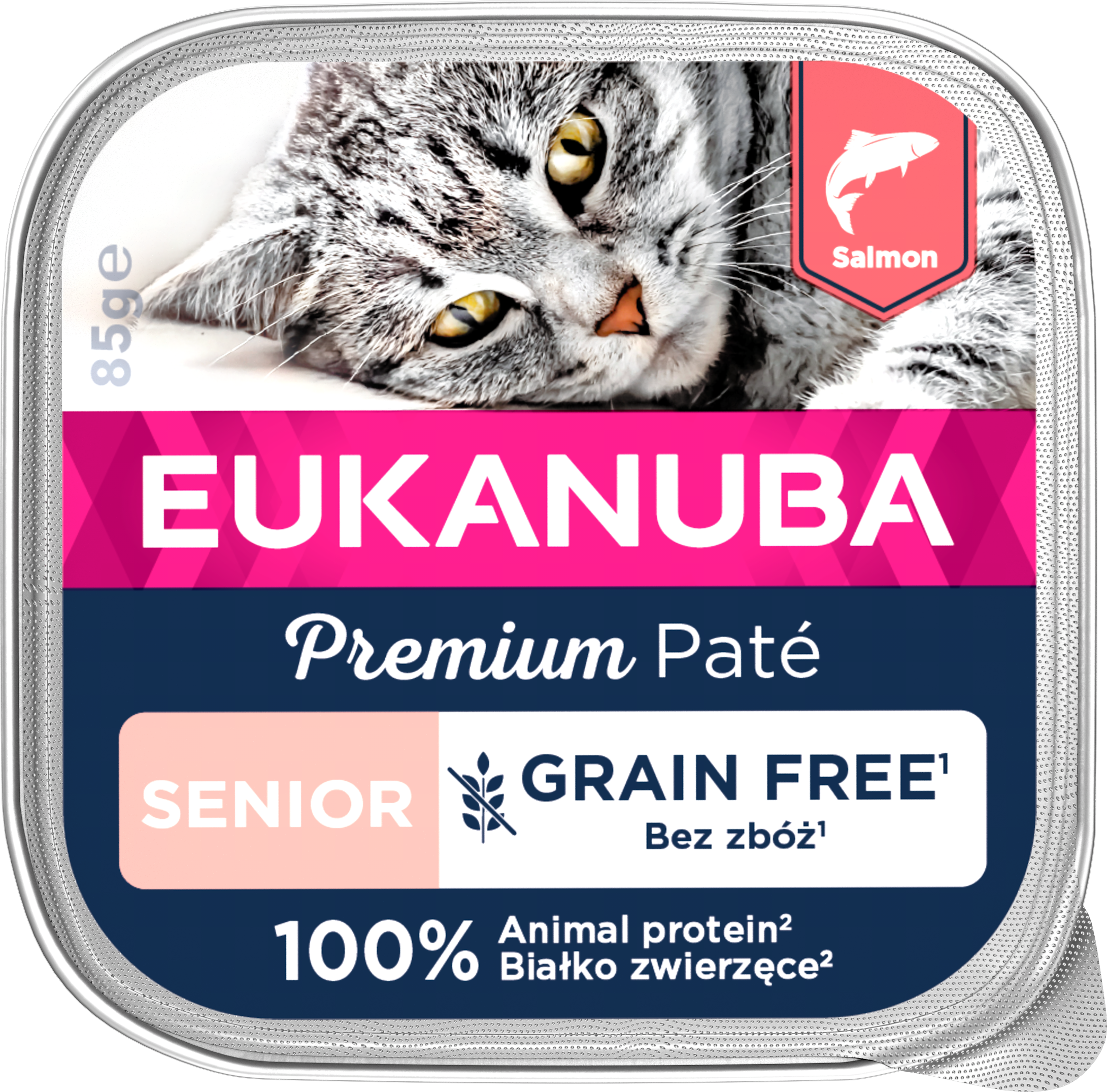 Cat Grain Free Senior Salmon Paté 85 g