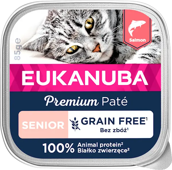 Cat Grain Free Senior Salmon Paté 85 g