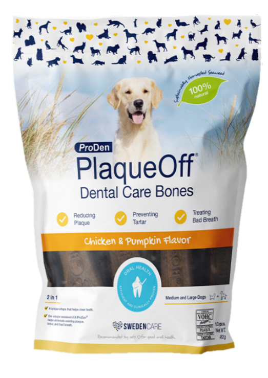 ProDen Plaque Off - Dental Care Bones Chicken 482g - Hund - Hundgodis - ZOO.se