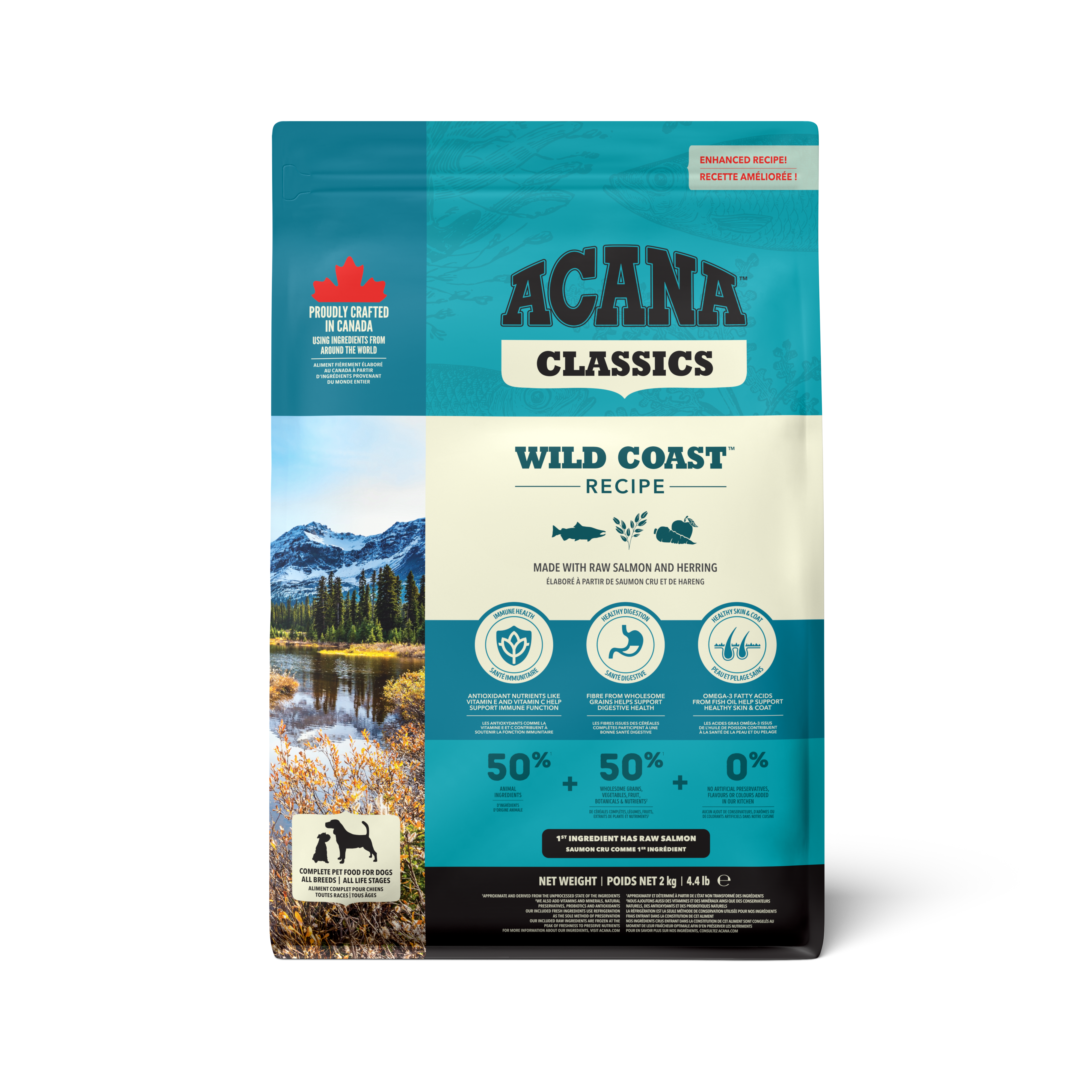 Acana - Dog Classics Wild Coast 2 kg - Hund - Hundmat & hundfoder - Torrfoder för hund - ZOO.se