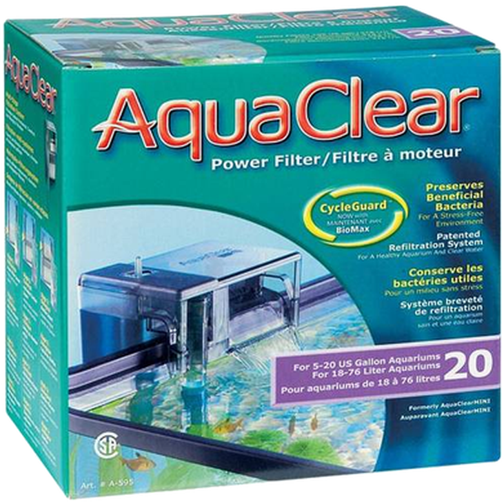 Fluval - Aqua Clear 20 A-595 till Edge Green 1 st - Akvaristik - Akvariepumpar & Filter för akvarium - ZOO.se
