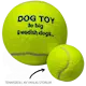 Tennisball gul 15 cm