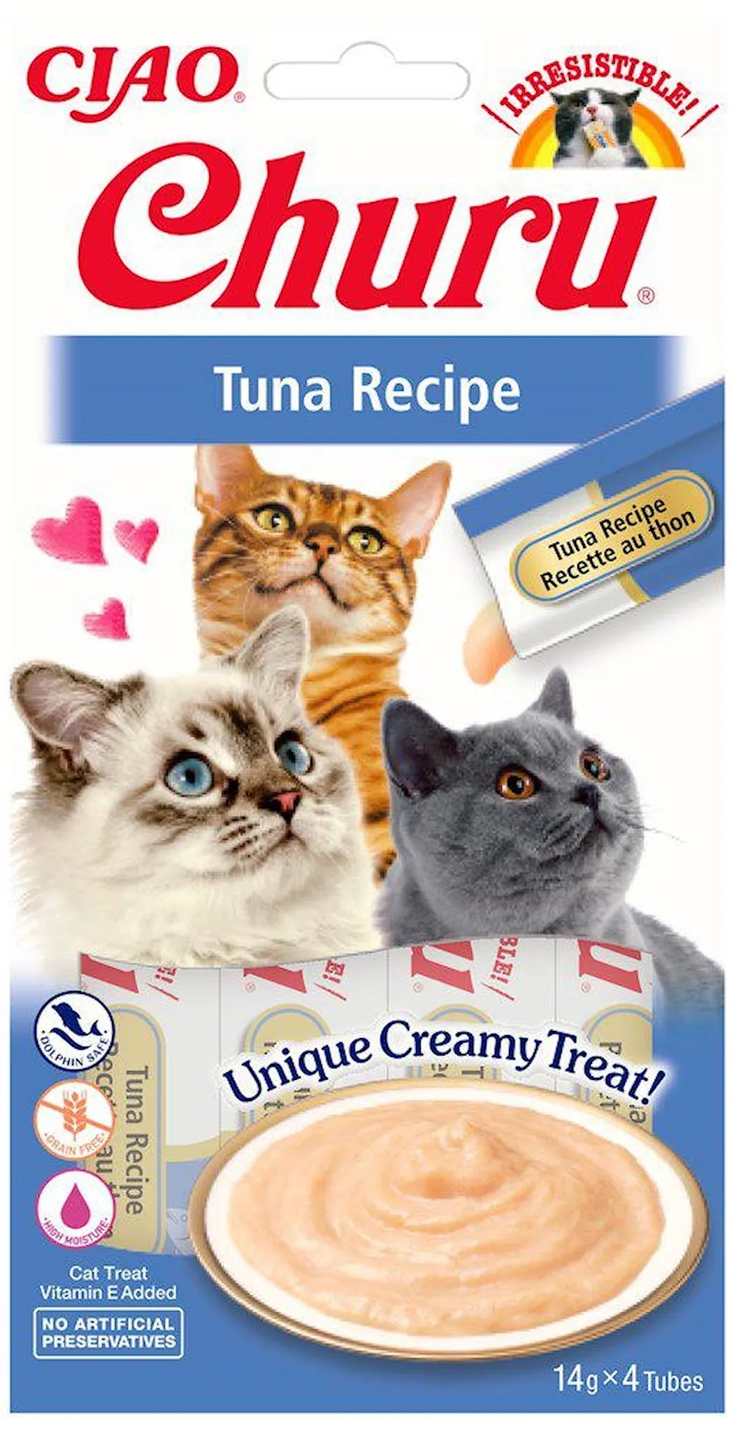 Churu Cat Creamy Tuna, 4-pack