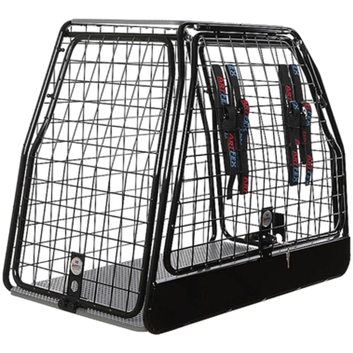 ArtFex - Hundbur (M) Gavel Svart - Hundburar - Bilburar - Transportburar - Krocksäker - Black - 10012 - Medium - Krocktestad - Hund - ZOO.se