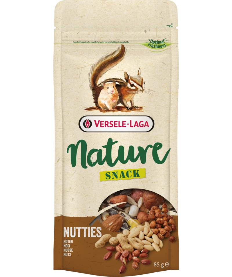 Versele-Laga - Nature Snack Nutties 85 g - Smådjur - Godis & Gnagstänger - Naturgodis för smådjur - ZOO.se