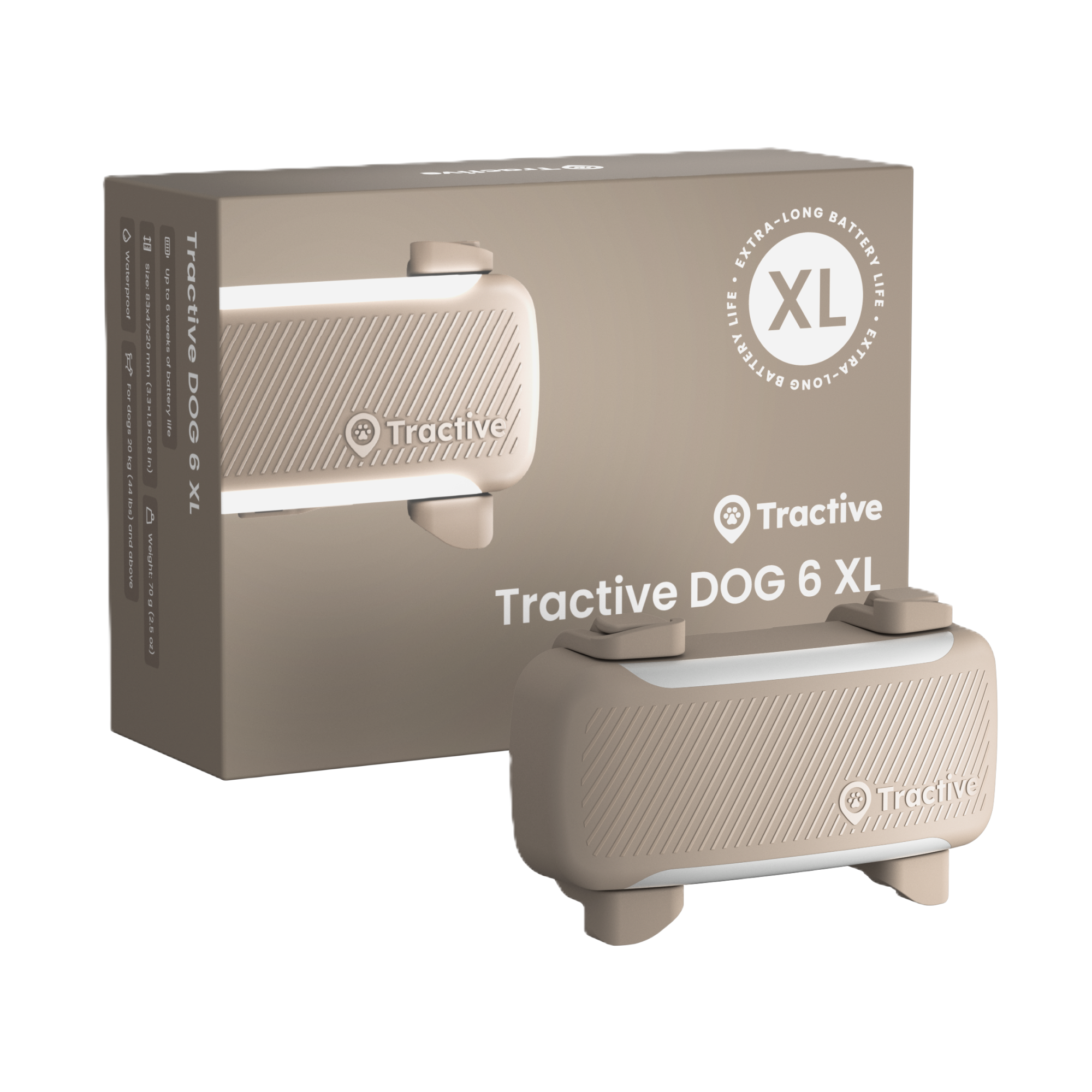 Tractive DOG 6 XL GPS Brun