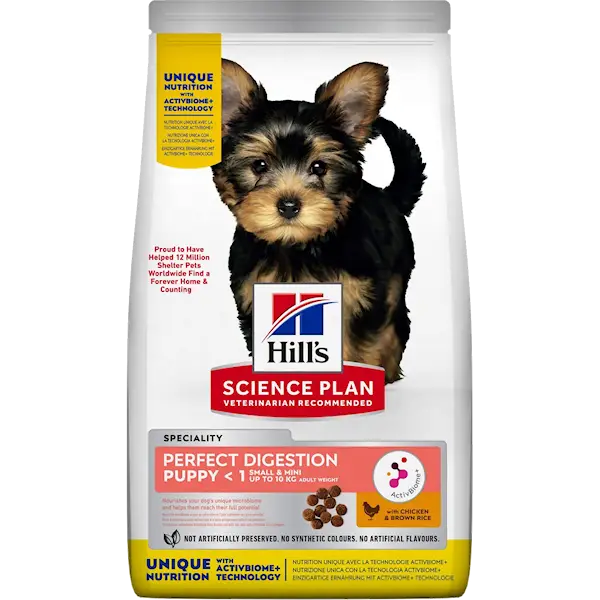 Puppy Perfect Digestion Small & Mini Chicken & Rice 6 kg
