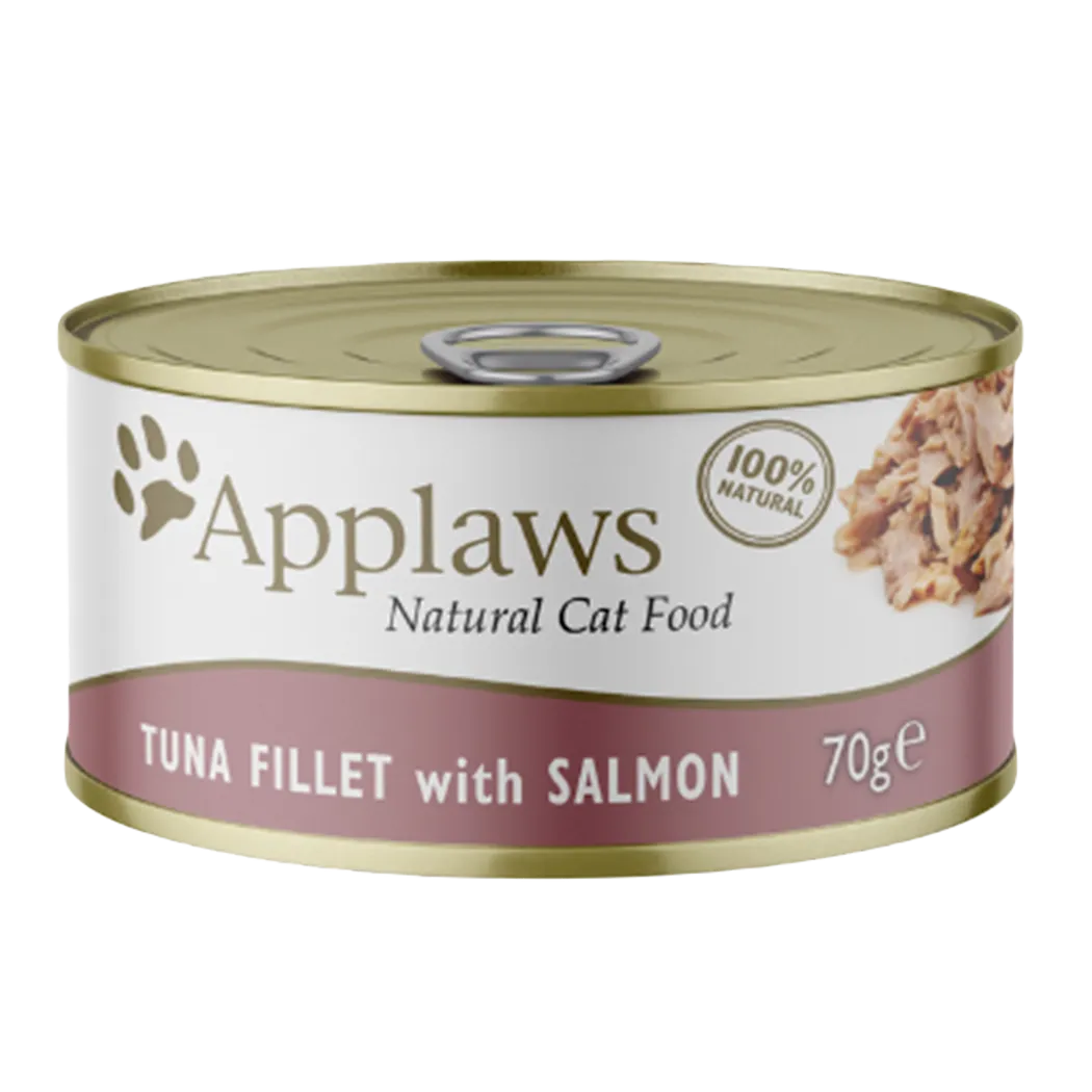 Cat Tins Tuna Fillet & Salmon 70 g