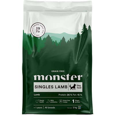 Preview of Monster Pet Food Dog Grain Free Singles Lamb All Breed 17 kg