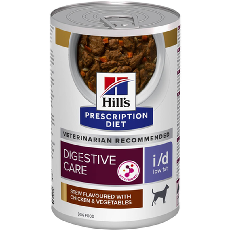 Hill's Prescription Diet Dog - i/d Digestive Care Low Fat Chicken & Veg Stew Canned - Wet Dog Food 354 g - Koirat - Koiranruoka - Erikoisruoka
