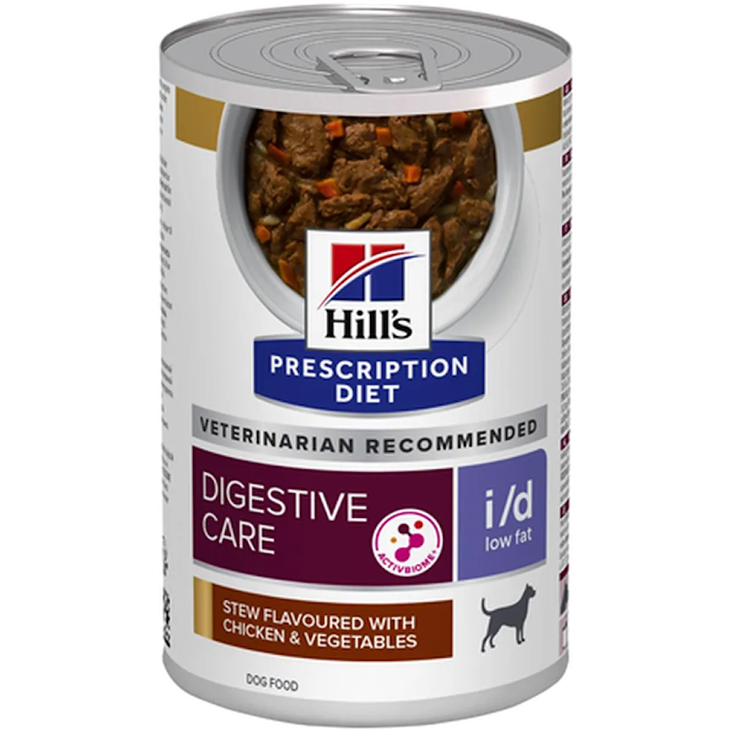 Hill's Prescription Diet Dog i/d Digestive Care Low Fat Chicken & Veg Stew Canned - Wet Dog Food