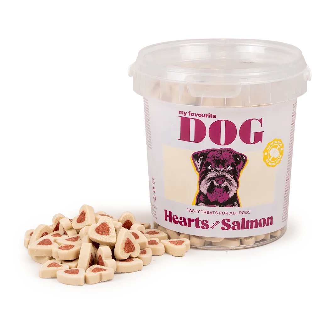 My favourite DOG Hearts with Salmon 500g