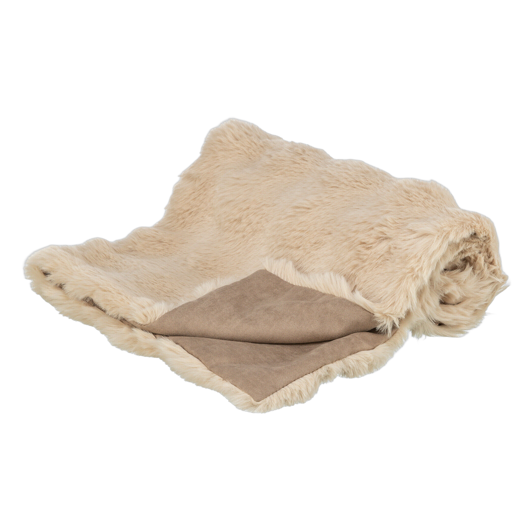 Trixie Trixie Filt Elli Plysch/Mocka Sand 70 x 100 cm