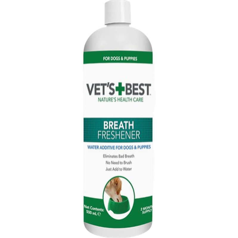 Vet's Best - Fresh Breath Water Additive For Dogs 500ml - Hund - Hundvård & Tillskott - ZOO.se