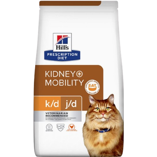 k/d + j/d Kidney + Mobility - Dry Cat Food 1,5 kg - Katt - Kattefôr & kattemat - Veterinærfôr for katt, Veterinær - Veterinærfôr til katter - Hill's Prescription Diet Feline