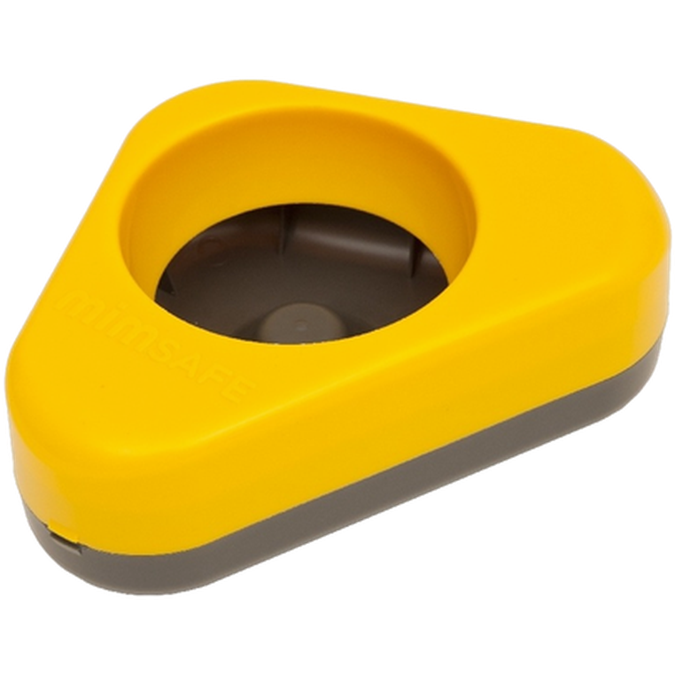 MimSafe - Waterbowl Plastic Yellow 700 ml - Vattenskål - Hund - Hundburar - ZOO.se