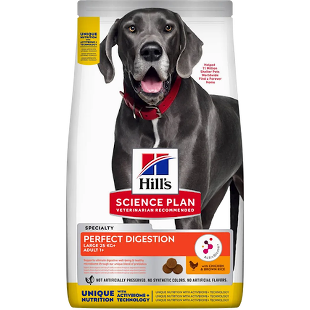 Hills Science Plan Adult Perfect Digestion Large Chicken & Rice - Dry Dog Food 14 kg