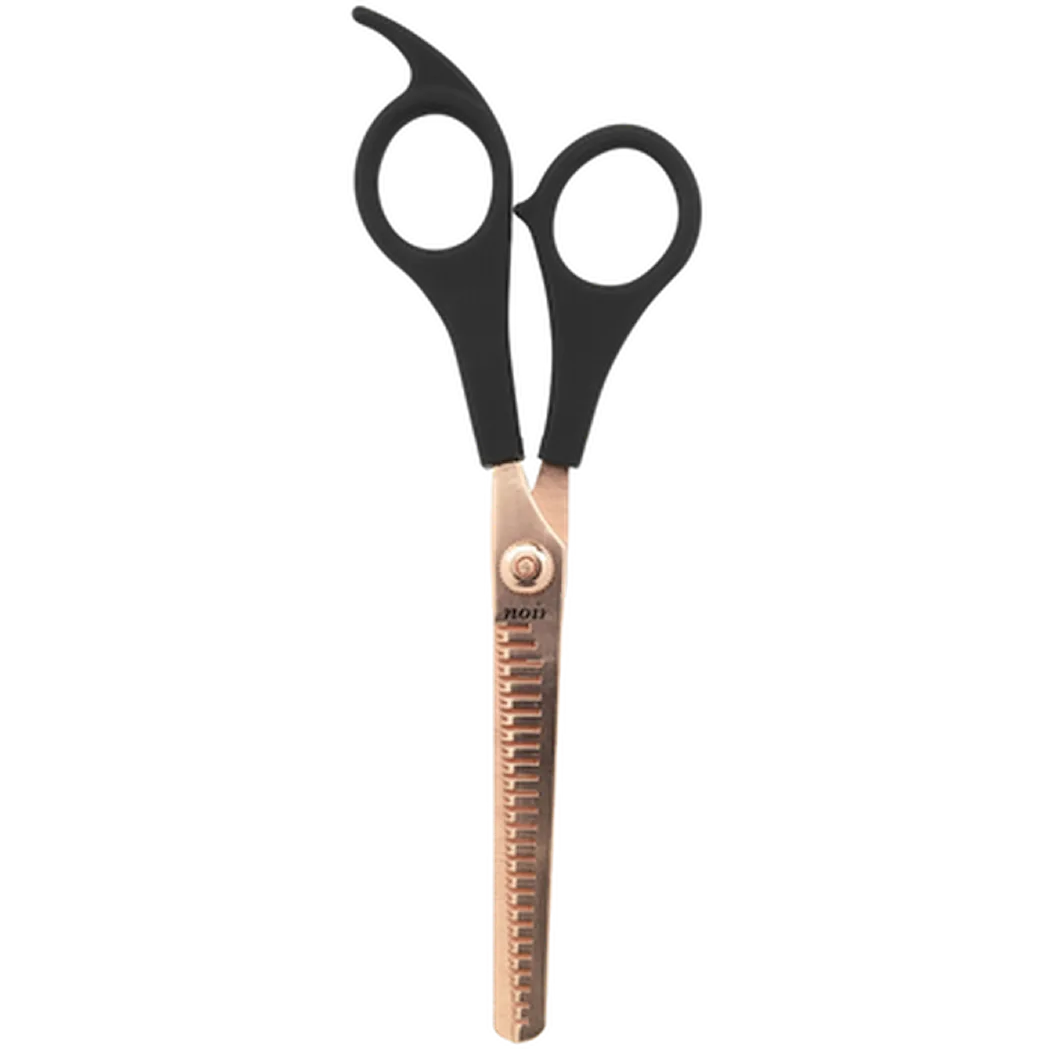 Noir Double Thinning Scissors Black 17 x 5,5 cm