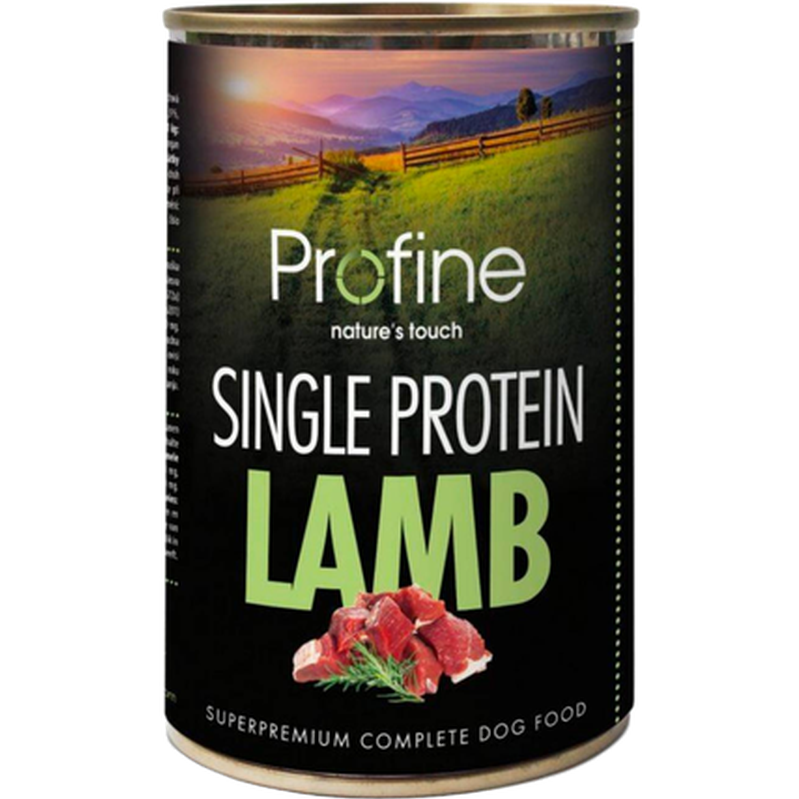Dog Single Protein Lamb 400g - Hund - Hundmat & hundfoder - Våtmat & Våtfoder för hund - Profine - ZOO.se