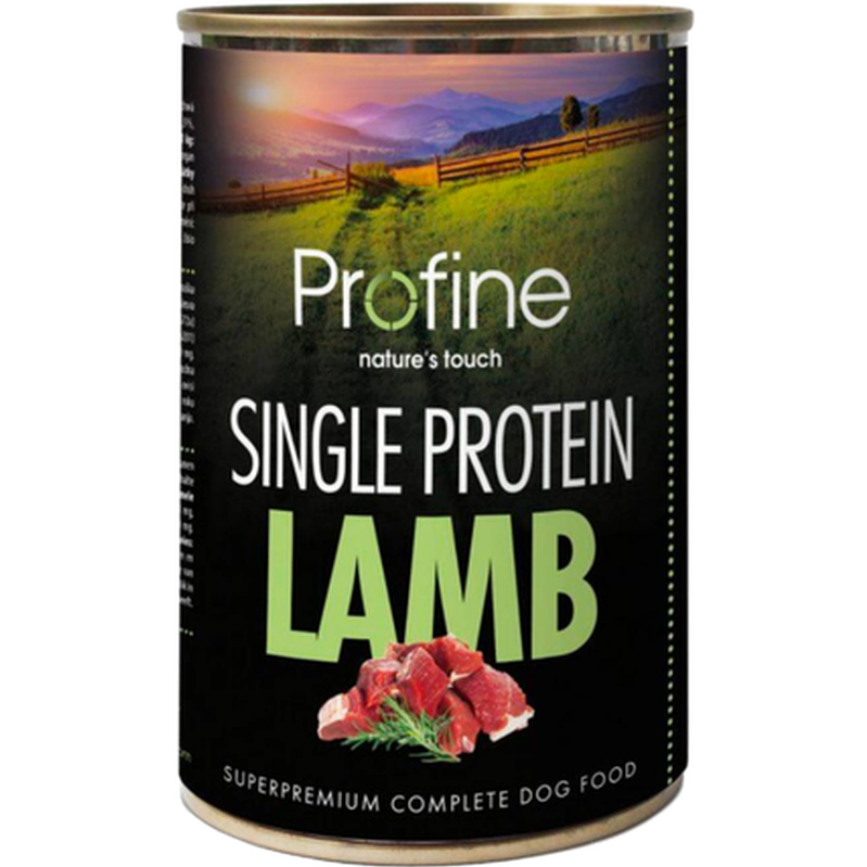 Profine - Dog Single Protein Lamb 400g - Koirat - Koiranruoka - Märkäruoka