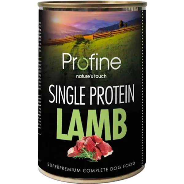 Hund Single Protein Lam 400g x 6