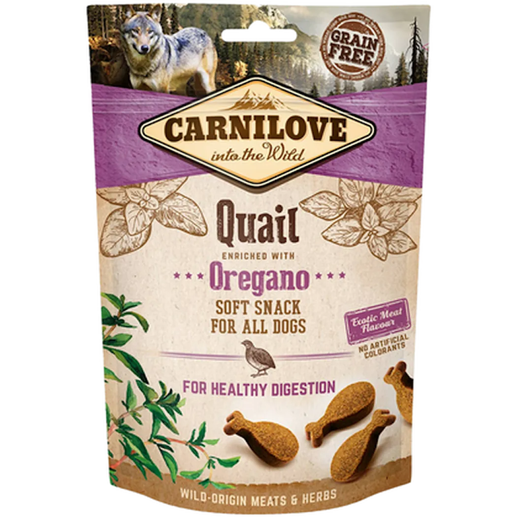 Carnilove Dog Semi Moist Snack Quail & Oregano