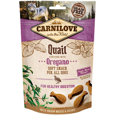 Preview of Carnilove Dog Semi Moist Snack Quail & Oregano 200 g x 10 st