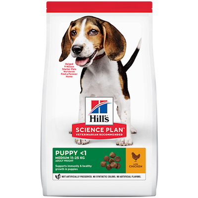 Preview of Hills Science Plan Puppy Healthy Development Medium Chicken - Dry Dog Food 18 kg