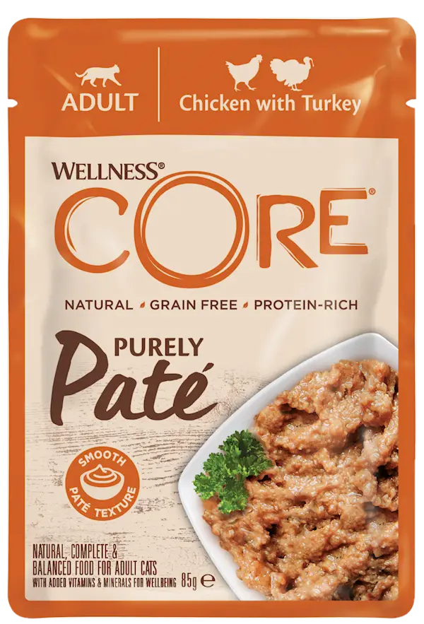 Cat purely pate, Chicken & Turkey
