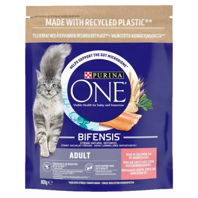 Adult Salmon 3 kg - Katt - Kattfoder & kattmat - Torrfoder till katt - Purina ONE - ZOO.se