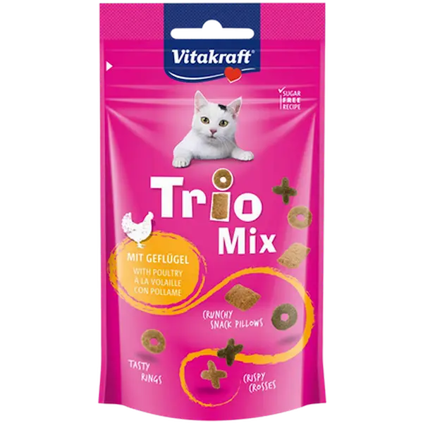 Cat Trio Mix Poultry Cat Treats Mix 60 g