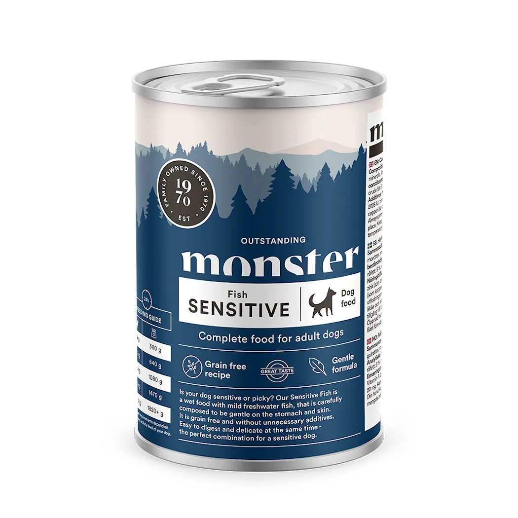 Monster Pet Food Koira Sensitive Fish Can 400 g