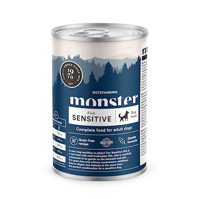 Preview of Monster Pet Food Dog Sensitive Fish Can 400 g