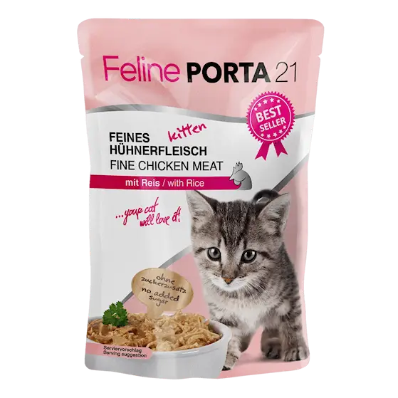 Kitten Sensitive Chicken & Rice Pouch 100g
