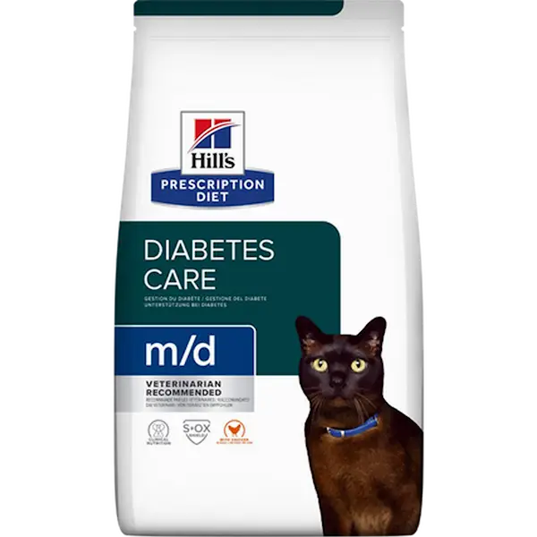 m/d Diabetes/Weight Chicken - Dry Cat Food 1,5 kg