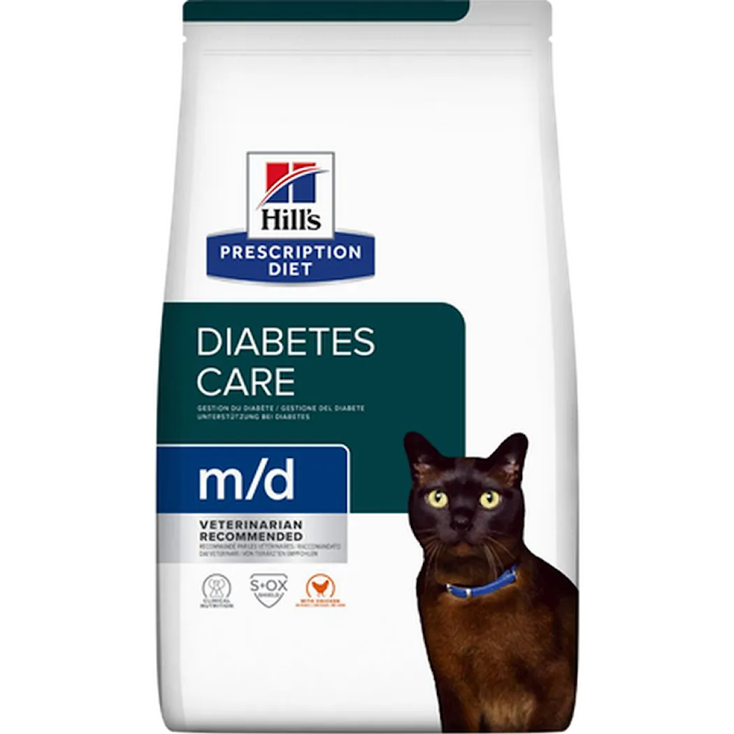 Hill's Prescription Diet Feline m/d Diabetes/Weight Chicken - Dry Cat Food