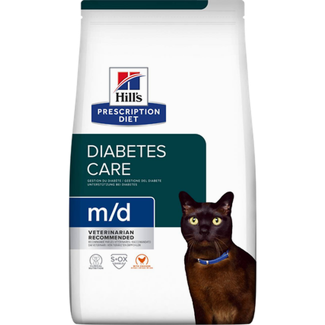 m/d Diabetes/Weight Chicken - Dry Cat Food