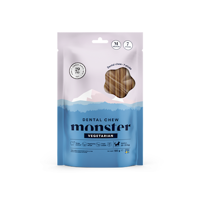 Preview of Monster Pet Food Dog Dental Chew Vegetarian Medium Week 7 pcs 180 g