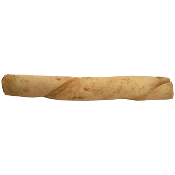 Bravo - Vridet Tuggben Peanut Butter 12,5 cm x 18 mm - Hund - Hundgodis - ZOO.se