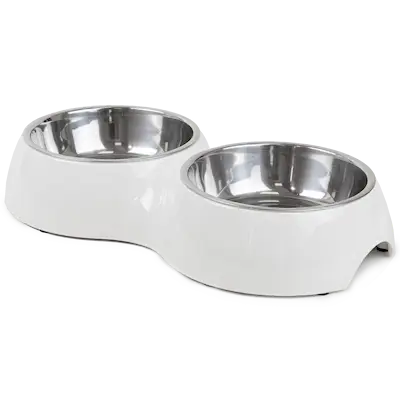 Double bowl set Solid Off White M