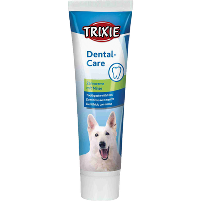 Trixie - Toothpaste with Mint for Dogs White 100 g - Koirat - Koiran hoito ja ravintolisät - Hampaidenhoito