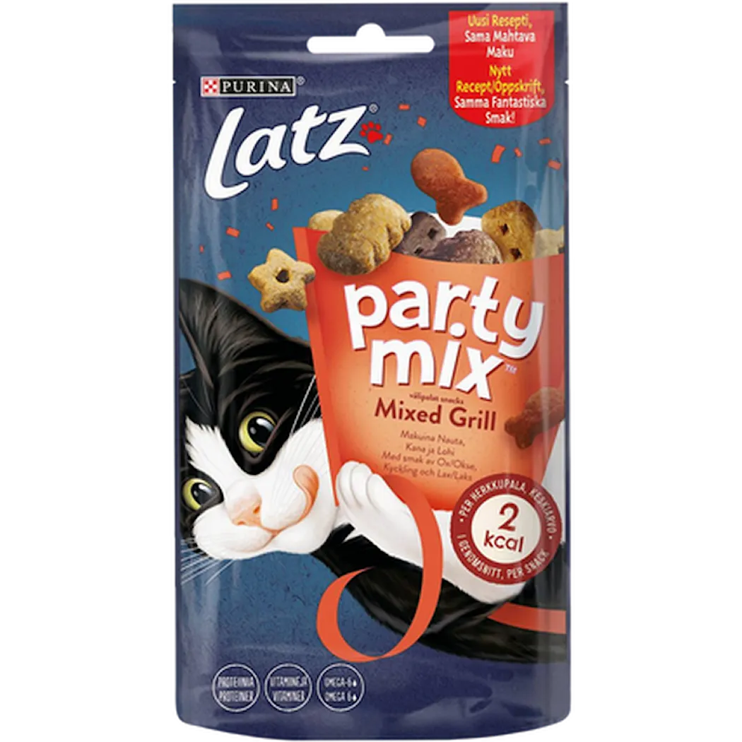 Purina Latz Latz Party Mix Mixed Grill