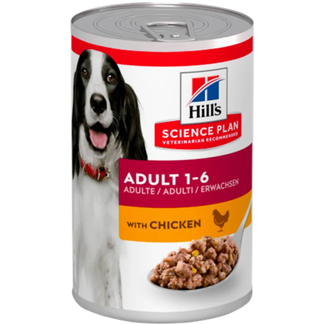 Hills Science Plan Adult Savory Chicken Canned - Wet Dog Food