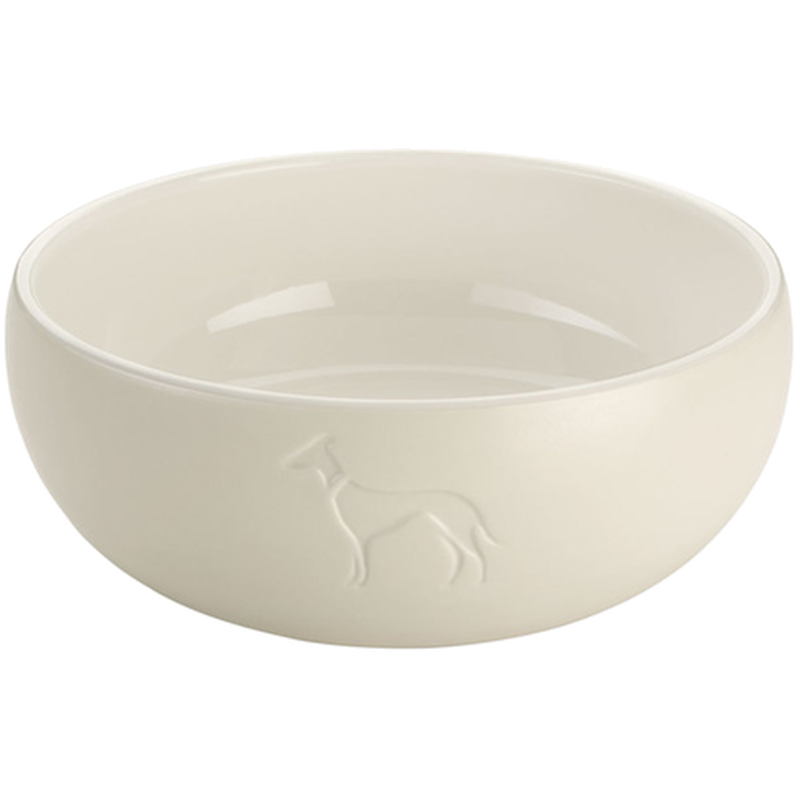 Dog & Cat Feeding Bowl Lund Ceramic White 1500ml - Hund - Matplats & Vattenautomater för hund - Hundmatskålar & Vattenskålar för hund - Hunter - ZOO.se