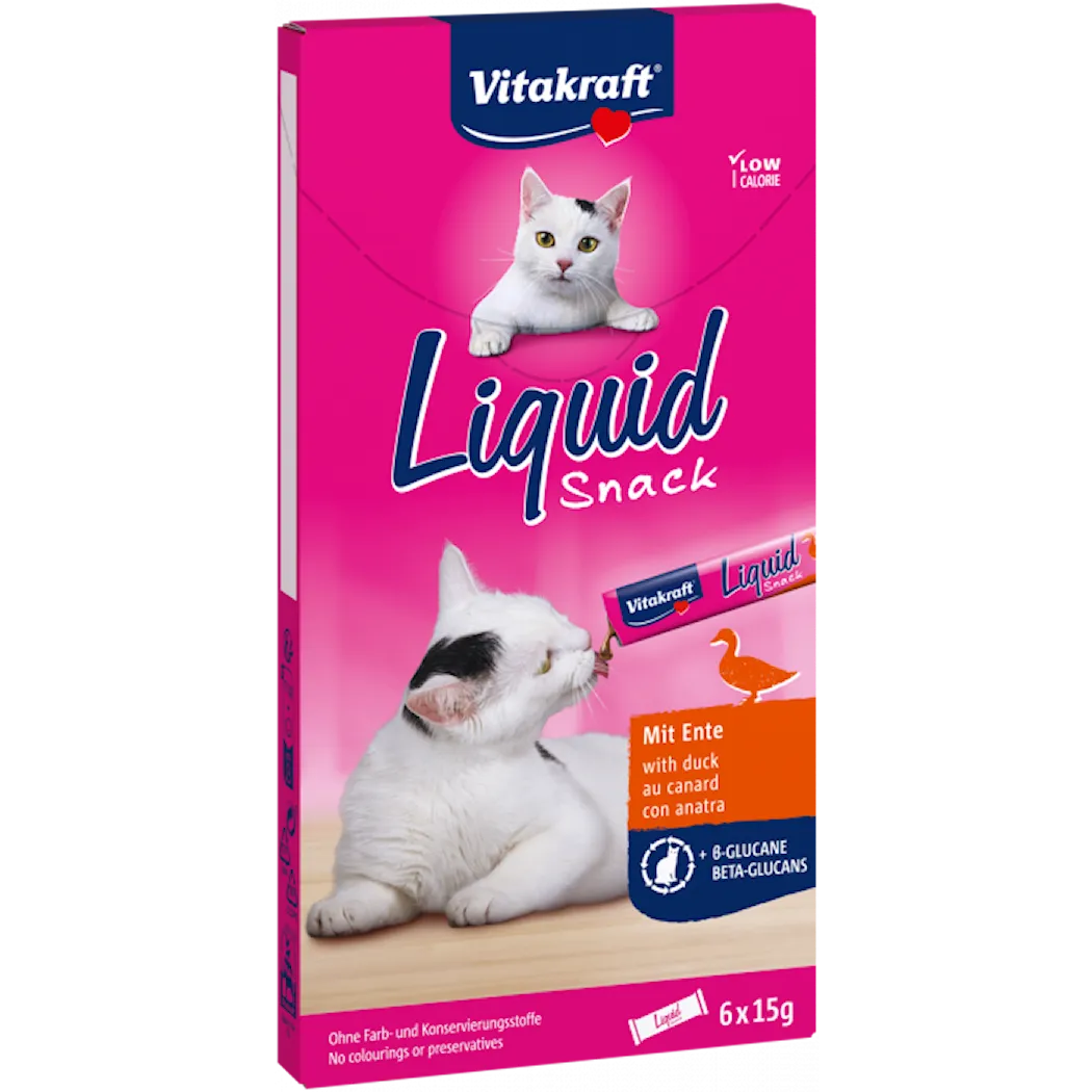 Vitakraft Liquid Snack Anka Beta-Glucans 6 x 15 g